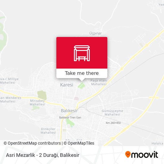 Asri Mezarlik - 2 Duraği map