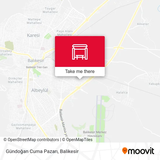 Gündoğan Cuma Pazarı map