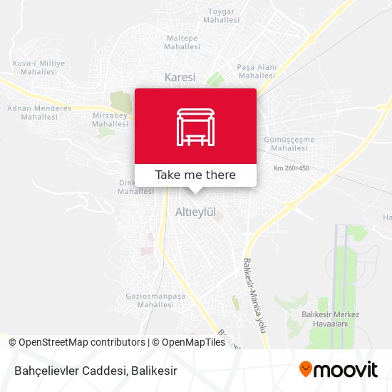 Bahçelievler Caddesi map