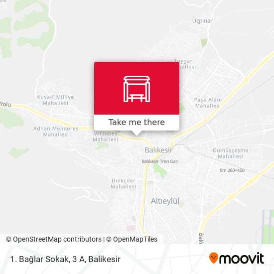 1. Bağlar Sokak, 3 A map