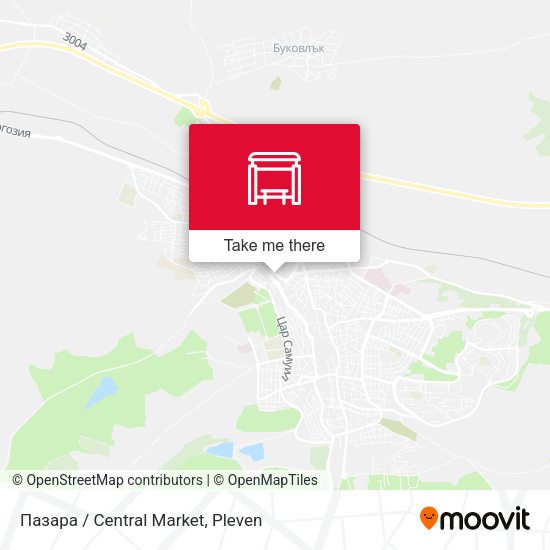 Пазара / Central Market map