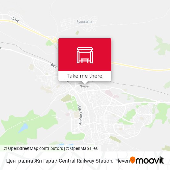 Централна Жп Гара / Central Railway Station map