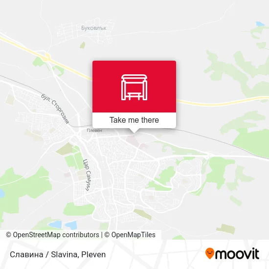 Карта Славина / Slavina