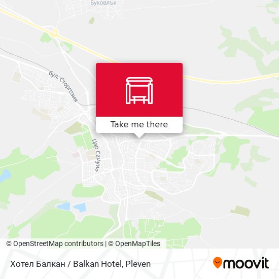 Хотел Балкан / Balkan Hotel map