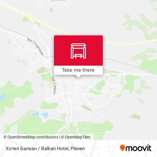 Хотел Балкан / Balkan Hotel map