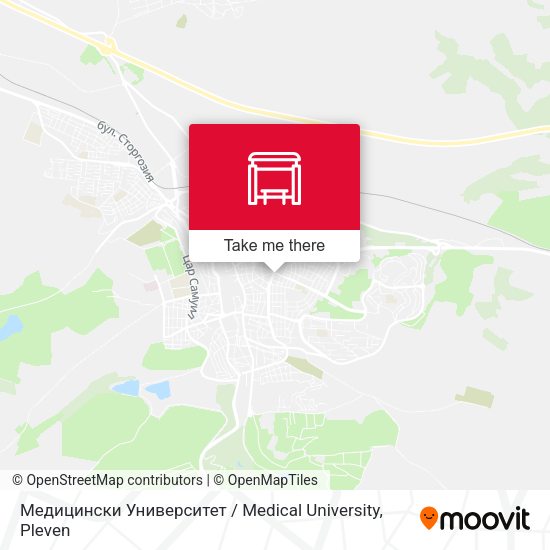 Карта Медицински Университет / Medical University