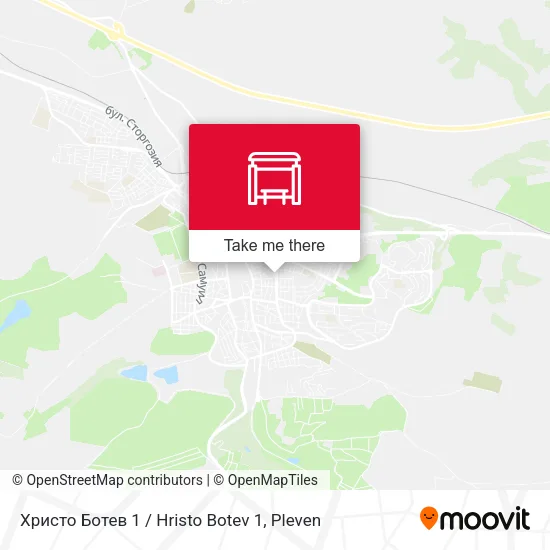 Христо Ботев 1 / Hristo Botev 1 map