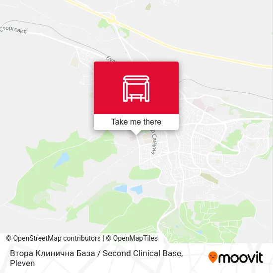 Карта Втора Клинична База / Second Clinical Base