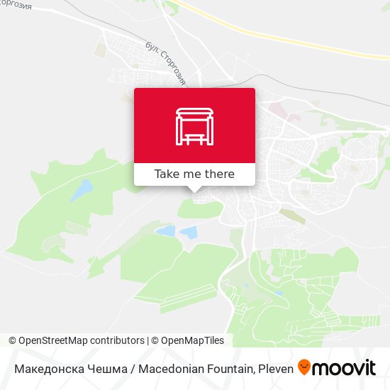 Македонска Чешма / Macedonian Fountain map