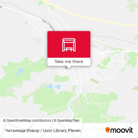 Читалище Извор / Izvor Library map