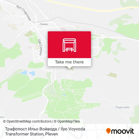 Трафопост Ильо Войвода / Ilyo Voyvoda Transformer Station map