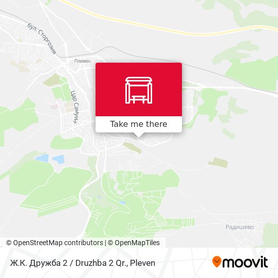 Ж.К. Дружба 2 / Druzhba 2 Qr. map