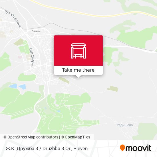Ж.К. Дружба 3 / Druzhba 3 Qr. map
