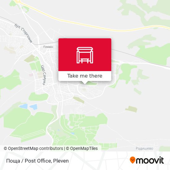 Поща / Post Office map