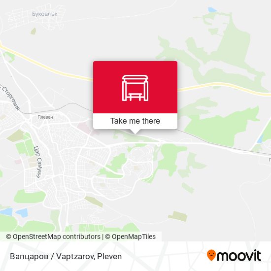 Вапцаров / Vaptzarov map