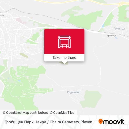 Гробищен Парк Чаира / Chaira Cemetery map
