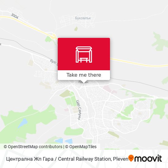 Централна Жп Гара / Central Railway Station map