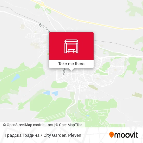 Карта Градска Градина / City Garden