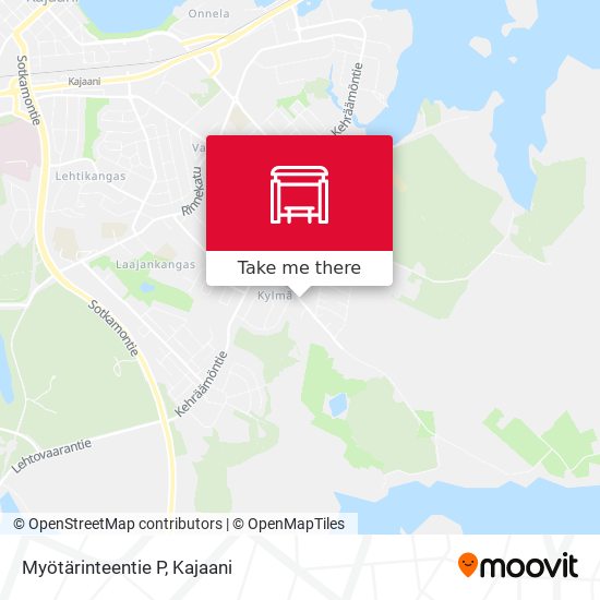 Myötärinteentie P map