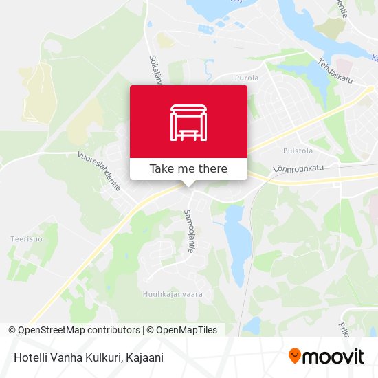 Hotelli Vanha Kulkuri map