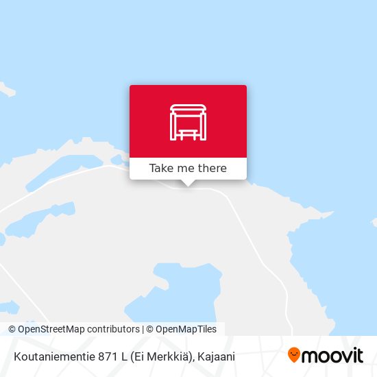Koutaniementie 871 L (Ei Merkkiä) map
