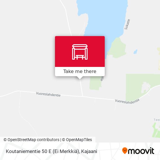 Koutaniementie 50 E (Ei Merkkiä) map