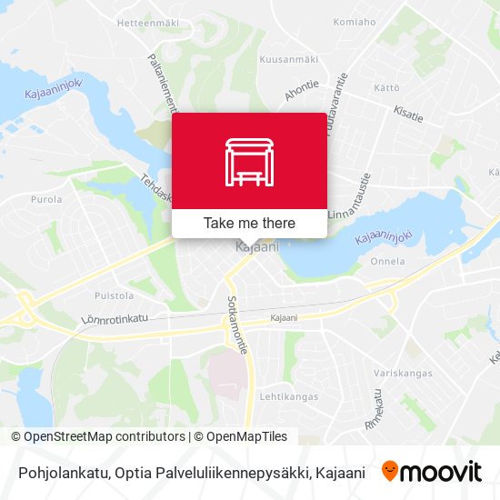 Pohjolankatu, Optia Palveluliikennepysäkki map