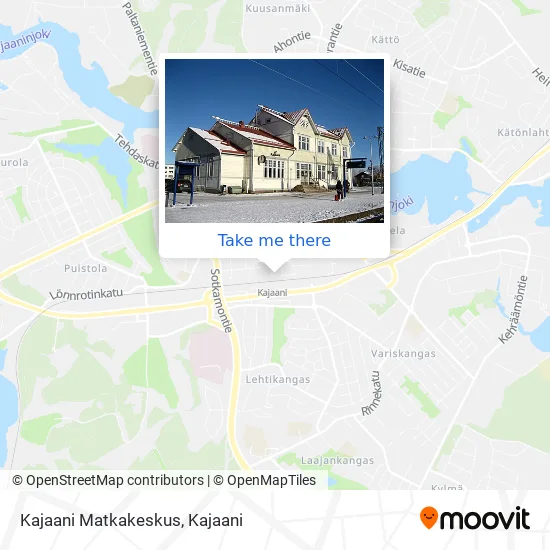 Kajaani Matkakeskus map