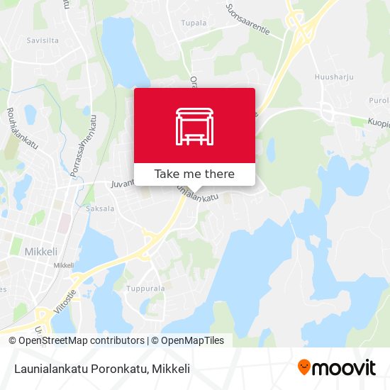 Launialankatu Poronkatu map
