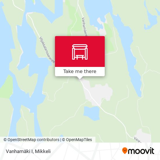 Vanhamäki  I map