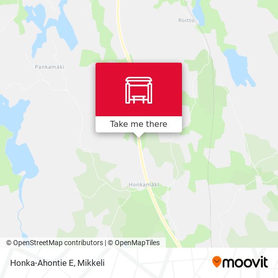 Honka-Ahontie  E map
