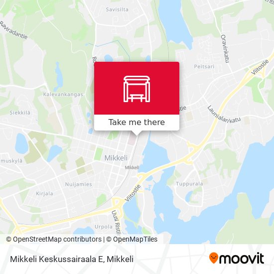 How to get to Mikkeli Keskussairaala E by Bus?