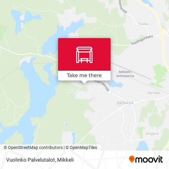 How to get to Vuolinko Palvelutalot in Mikkeli by Bus?