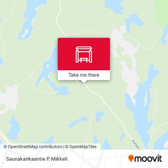 Saunakankaantie P map