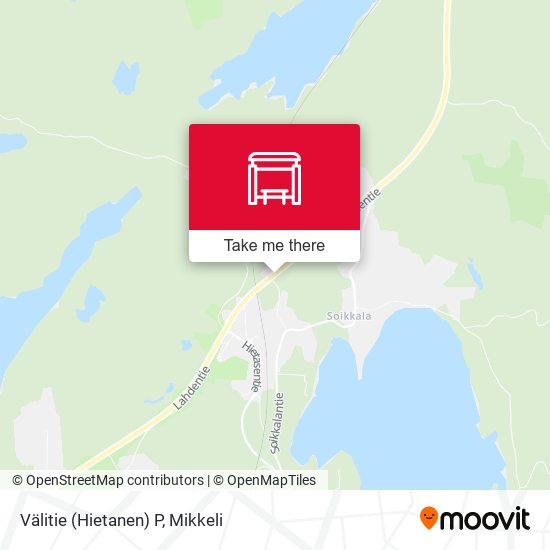Välitie (Hietanen)  P map