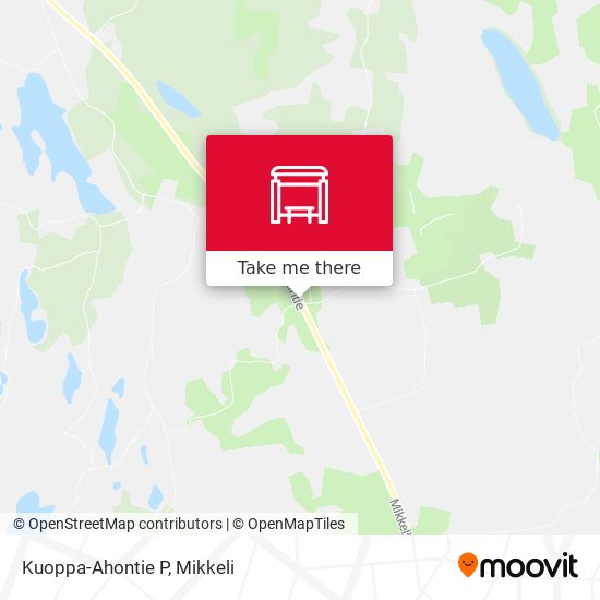 Kuoppa-Ahontie  P map
