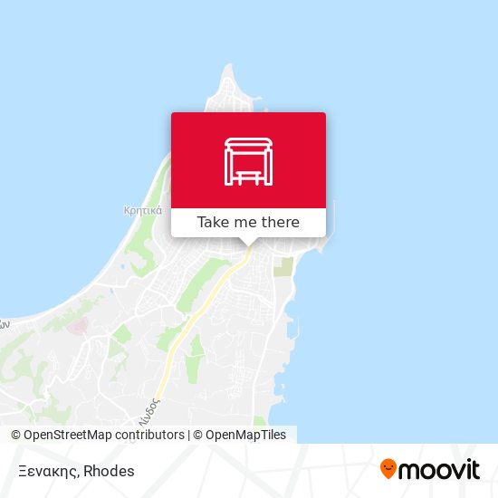 Ξενακης map