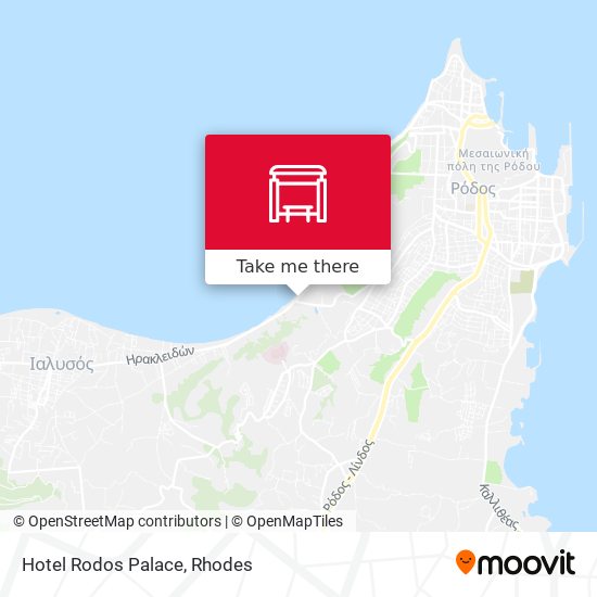 Hotel Rodos Palace map