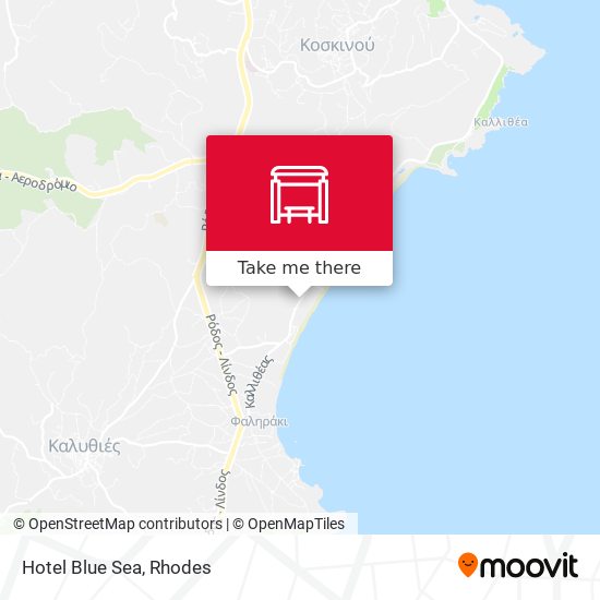 Hotel Blue Sea map