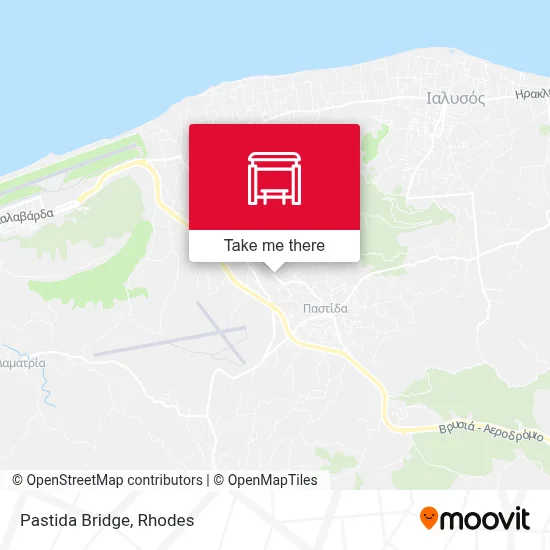 Pastida Bridge map