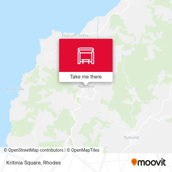 Kritinia Square map