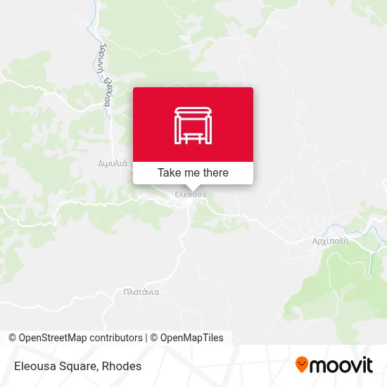 Eleousa Square map