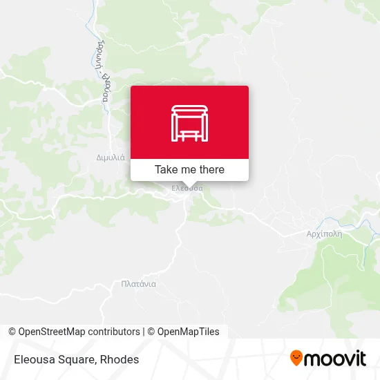 Eleousa Square map