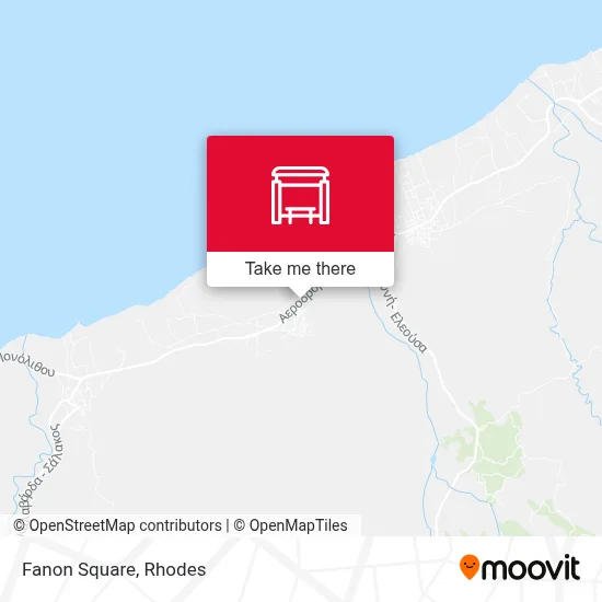 Fanon Square map