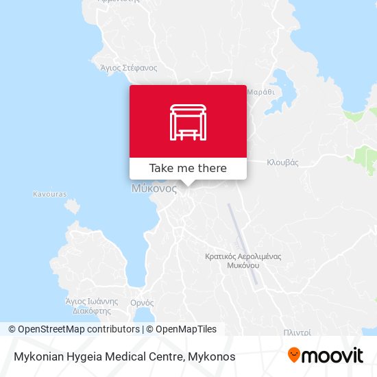 Mykonian Hygeia Medical Centre map