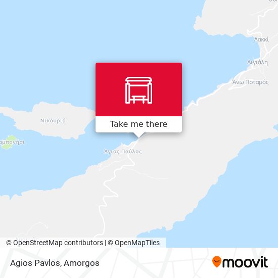 Agios Pavlos map