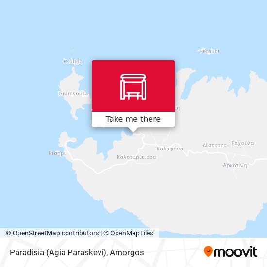 Paradisia (Agia Paraskevi) map