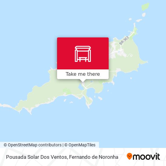 Mapa Pousada Solar Dos Ventos