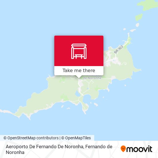 Mapa Aeroporto De Fernando De Noronha