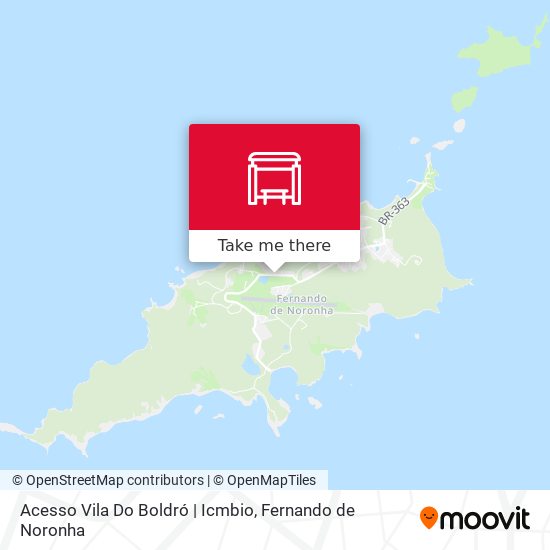 Mapa Acesso Vila Do Boldró | Icmbio